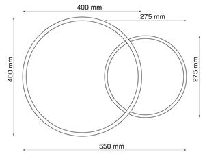 Plafoniera LED ROMAN LED/33W/230V 4000K bianco