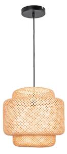 Lampadario a sospensione con filo BERTA 1xE27/20W/230V diametro 50 cm bambù