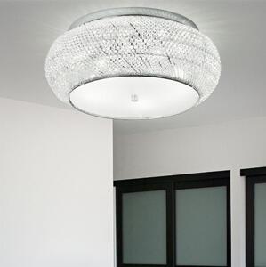 Ideal Lux - Plafoniera di cristallo PASHA 14xE14/40W/230V diametro 65 cromo