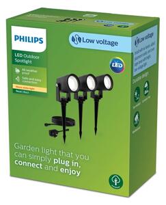 Philips -SET 3x Lampada LED da esterno GARDENLINK REUEL LED/1,5W/230V 2700K IP44
