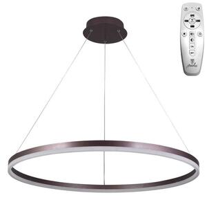 Brilagi - Lampada a sospensione dimmerabile su cavo CIRCLE LED/55W/230V 3000-6500K marrone+telecomando