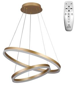 Brilagi - Lampadario dimmerabile a sospensione su cavo CIRCLE LED/70W/230V 3000-6500K oro + telecomando