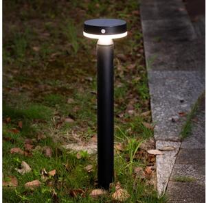 Lampada solare LED GWINEA LED/4,5W/3,7V 2000mAh 50cm IP44 nera con sensore