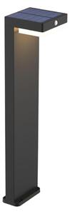 Lampada solare LED con sensore MALI LED/4,5W/3,7V 2000 mAh IP44 nero