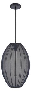 Lampadario a sospensione con filo KAREI 1xE27/20W/230V diametro 30 cm nero