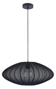 Lampadario a sospensione con filo KINU 1xE27/20W/230V diametro 50 cm nero