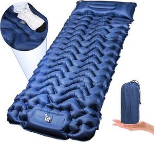 Gonfiabile elettrico – Materasso ad aria a due camere – Letto da campeggio confortevole – Adatto per interni ed esterni – Letto ideale per ospiti, campeggio e vacanze – Facile da riporre quando non in uso – Stevi
