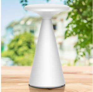 Lampada da tavolo dimmerabile PAROS LED/1,8W/5V USB 1800mAh IP44 bianca