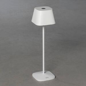 Konstsmide Lampada LED da tavolo Capri da esterni, bianco