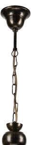 Lampadario a sospensione con catena RETRO 2xE27/60W/230V bronzo/patina