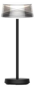 Lampada da tavolo LED dimmerabile CASABLANCA LED/3,4W/5V USB 3600 mAh IP44 nero