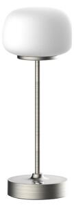 Lampada da tavolo LED dimmerabile con funzione Touch RIMINI LED/2W/5V USB 2000 mAh cromo/bianco