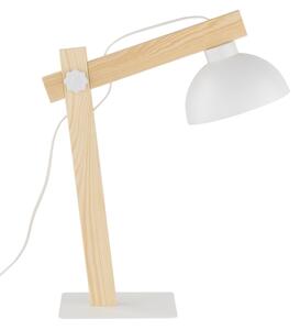 Lampada da tavolo OSLO 1xE27/15W/230V pino/bianco