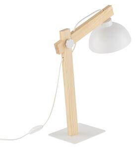 Lampada da tavolo OSLO 1xE27/15W/230V pino/bianco
