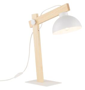 Lampada da tavolo OSLO 1xE27/15W/230V pino/bianco