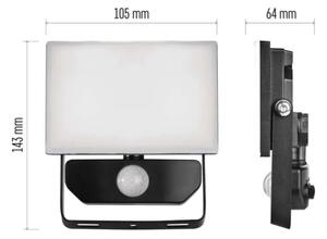 Riflettore LED con sensore TAMBO LED/10W/230V 4000K IP54