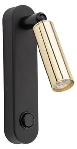 Faretto da parete ENZO 1xG9/8W/230V nero/oro
