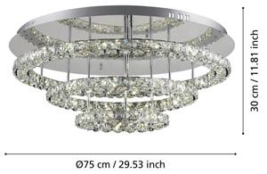 Eglo 39002 - Plafoniera LED TONERIA LED/61W/230V
