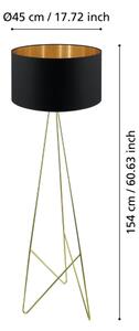 Eglo 39231 - Lampada da terra CAMPORALE 1xE27/60W/230V