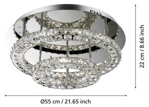 Eglo 39003 - Plafoniera LED TONERIA LED/30,5W/230V