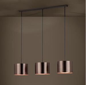 Eglo 39357 - Lampadario a sospensione con filo SAGANTO 1 3xE27/60W/230V rame