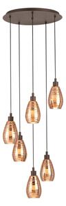 Eglo 39508 - Lampadario a sospensione con filo SIRACUSA 6xE27/60W/230V