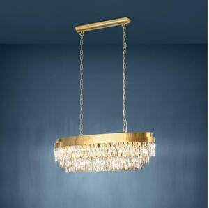Eglo 39462 - Lampadario a sospensione con catena VALPARAISO 10xE14/40W/230V oro