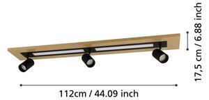 Eglo 39749 - Faretto LED TORRESTRALLE 2xLED/12W/230V + 3xGU10/4,5W