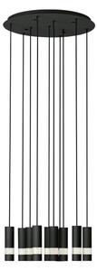 Eglo 39708 - Lampadario LED a sospensione con filo BERNABETA 10xGU10/4,6W/230V nero