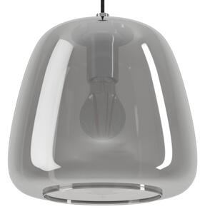 Eglo 39666 - Lampadario a sospensione con filo ALBARINO 1xE27/40W/230V diametro 26 cm fumé