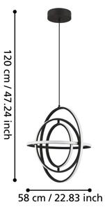 Eglo 39893 - Lampadario LED a sospensione con filo RETORNIO LED/44W/230V