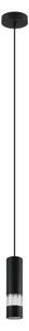 Eglo 39705 - Lampadario LED a sospensione con filo BERNABETA 1xGU10/4,6W/230V nero