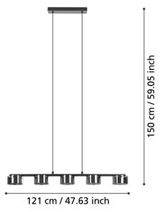 Eglo 39875 - Lampadario LED su filo dimmerabile COPILLOS 5xLED/5,4W/230V
