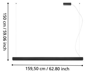 Eglo 39485 - Lampadario LED su filo dimmerabile LED/30,5W/230V + LED/15,5W