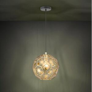 Eglo 39754 - Lampadario su filo SKOURA 1xE27/60W/230V d. 30 cm