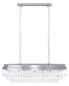 Eglo 39494 - Lampadario su catena VALPARAISO 10xE14/40W/230V cromo luminoso