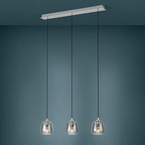 Eglo 39667 - Lampadario a sospensione con filo ALBARINO 3xE27/40W/230V fumé