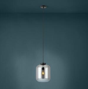 Eglo 39673 - Lampadario a sospensione con filo BULCIAGO 1xE27/40W/230V diametro 25 cm fumé