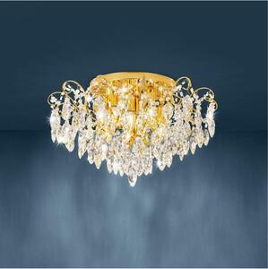 Eglo 39602 - Lampadario a plafone FENOULLET 6xE14/25W/230V dorato