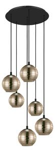 Eglo 39687 - Lampadario su filo LEMORIETA 6xE27/40W/230V