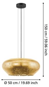 Eglo 39595 - Lampadario su filo PRIORAT 3xE27/20W/230V