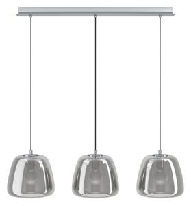 Eglo 39667 - Lampadario a sospensione con filo ALBARINO 3xE27/40W/230V fumé