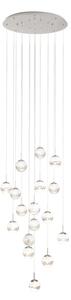 Eglo 39547 - Lampadario su filo LED dimmerabile MONTEFIO 17xLED/5W/230V