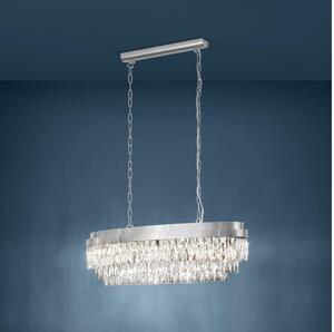 Eglo 39494 - Lampadario su catena VALPARAISO 10xE14/40W/230V cromo luminoso