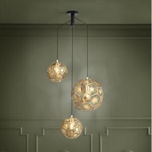 Eglo 39758 - Lampadario su filo SKOURA 3xE27/60W/230V
