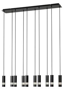 Eglo 39707 - Lampadario LED a sospensione con filo BERNABETA 10xGU10/4,6W/230V nero