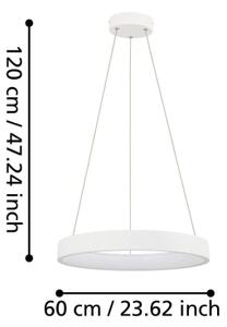 Eglo 39688 - Lampadario LED su filo dimmerabile CAMPO ROSSO LED/34W/230V