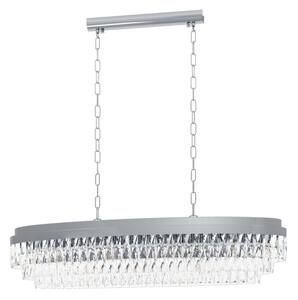 Eglo 39495 - Lampadario su catena VALPARAISO 13xE14/40W/230V cromo luminoso