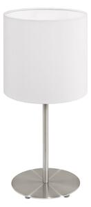 Eglo 54744 - Lampada da tavolo ANADIA 1xE14/40W/230V bianco/cromo opaco
