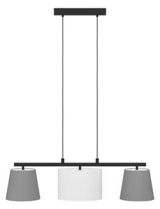 Eglo 55207 - Lampadario a sospensione con filo ALMEIDA 3xE14/25W/230V grigio